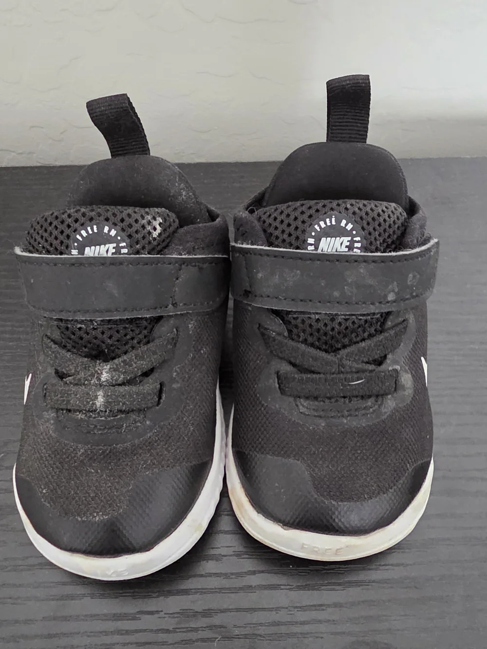 Toddler Nike Size 4c Black Lightweight Athletic Sneakers